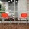 Flash Furniture HERCULES Series 880 lb. Capacity Orange Plastic Stack Chair with Titanium Gray Powder Coated Frame, PK5 5-RUT-F01A-OR-GG - alternate 9